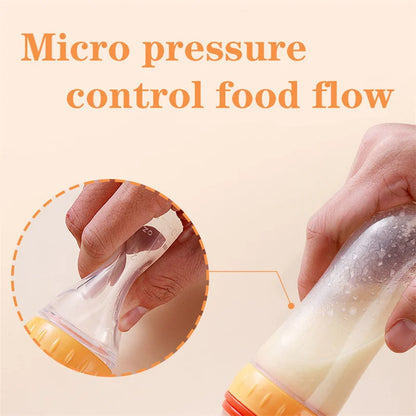 Baby Bottle With Spoon