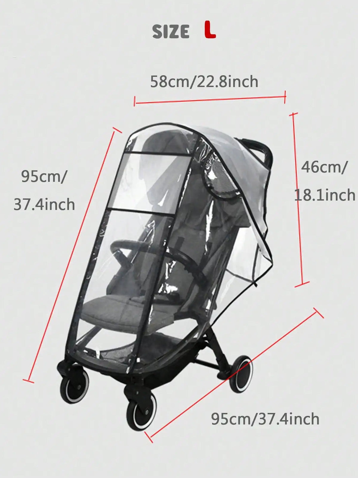 Baby Stroller Rain Cover - Bibbo & Co™