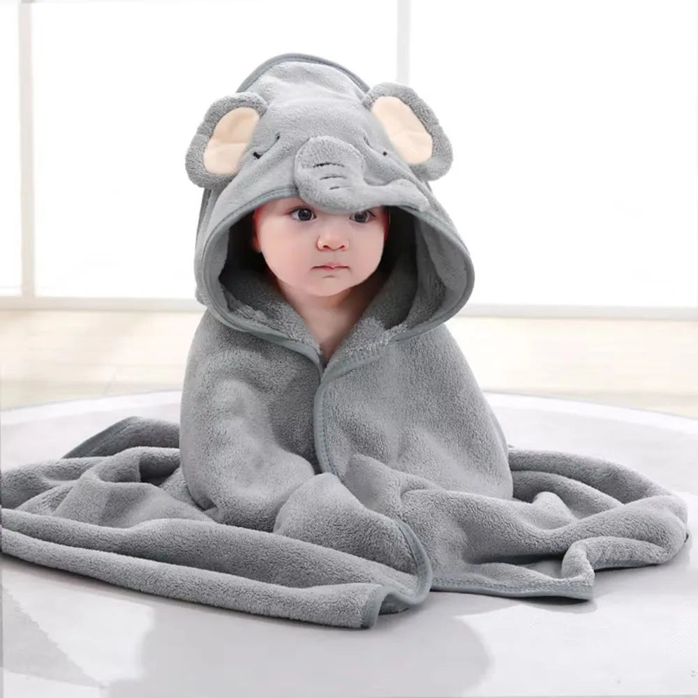 Hooded Baby Bath Towel