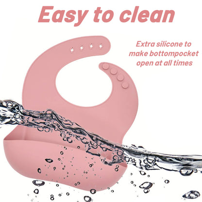 Waterproof Silicone Baby Bib - Bibbo & Co™
