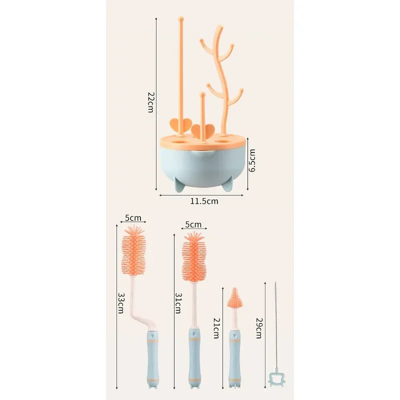6 in 1 Baby Bottle Cleaner Set