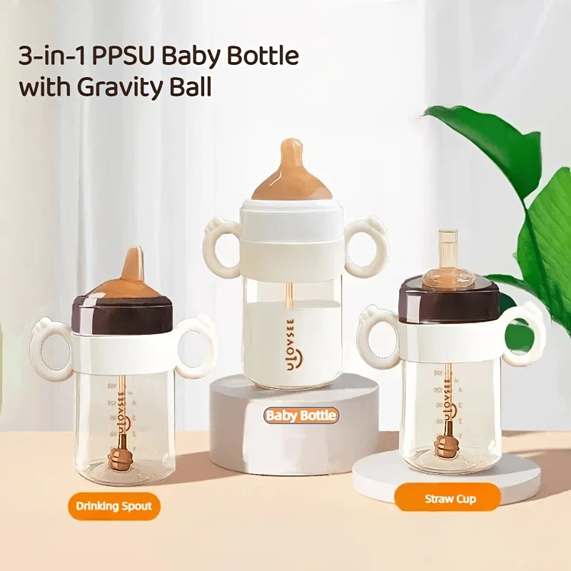 Baby Bottle with Gravity Ball and Handle - Bibbo & Co™