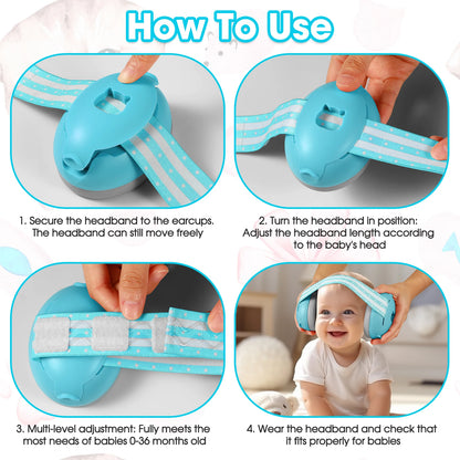 Anti-noise Baby Earmuffs - Bibbo & Co™